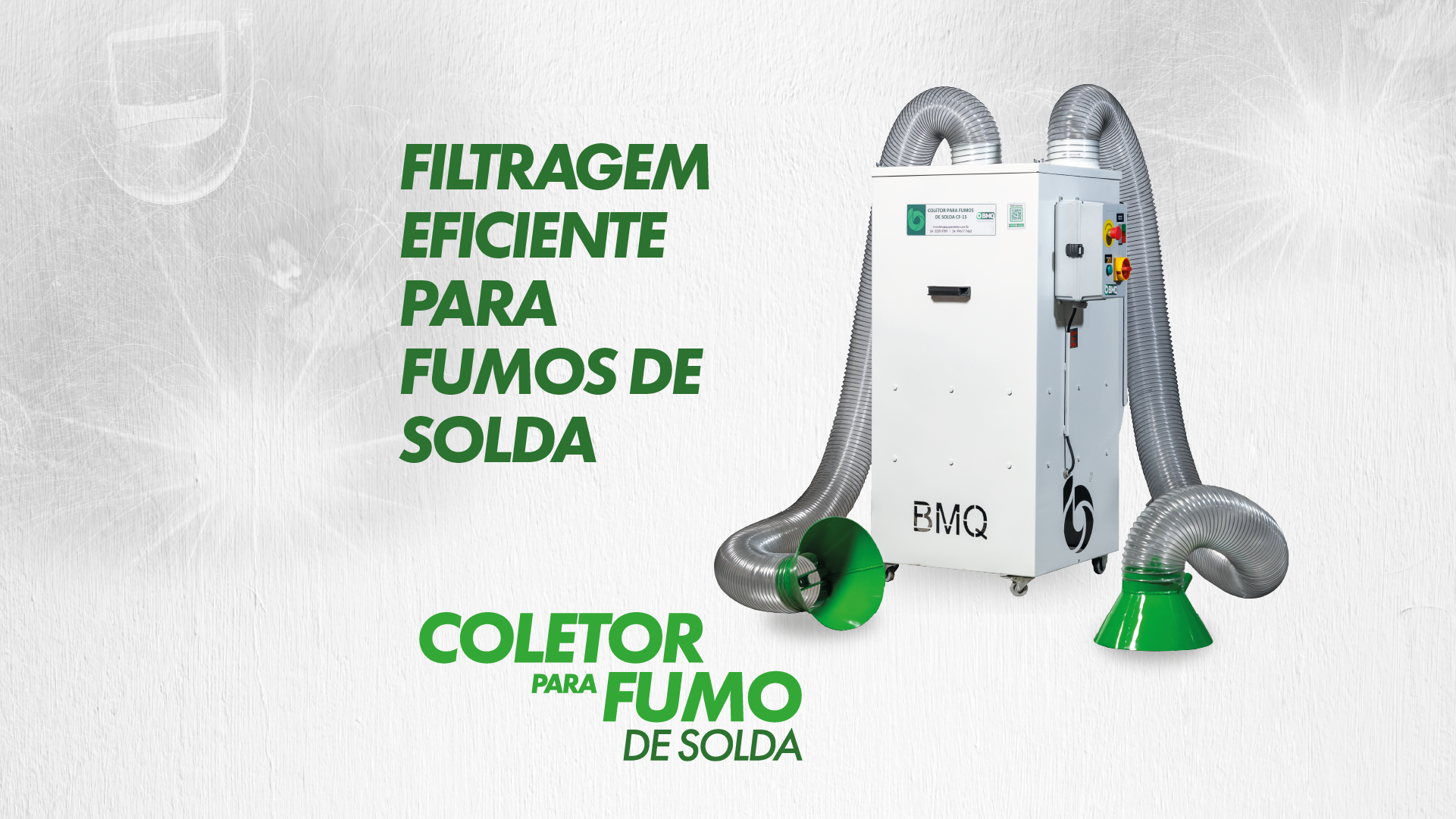 Como melhorar o processo de soldagem da sua empresa, com o nosso Coletor de Fumos de Solda